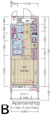 プレサンス桜山駅前アフォード(1K/9階)の間取り写真