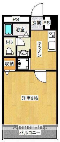 しおんビル(1K/3階)の間取り写真