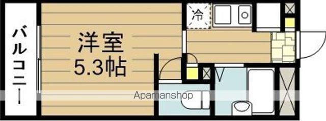 フューチャードーム(ワンルーム/3階)の間取り写真