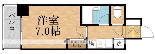 ESLEAD大阪城北(1K/7階)の間取り写真