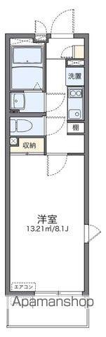 レオネクストコージーコートI(1K/3階)の間取り写真