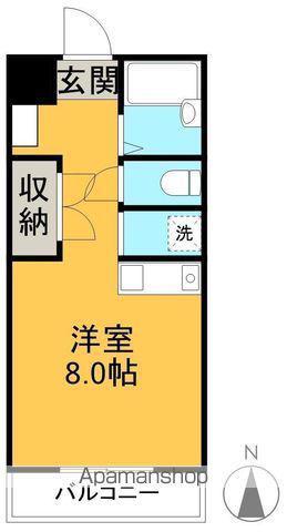 ファインヒルズ(ワンルーム/3階)の間取り写真