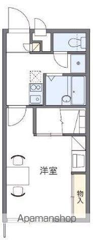 レオパレスBERGA(1K/2階)の間取り写真