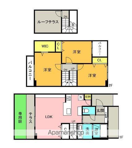 リエゾン筑紫野ガーデンハウス1-5号棟(3LDK)の間取り写真