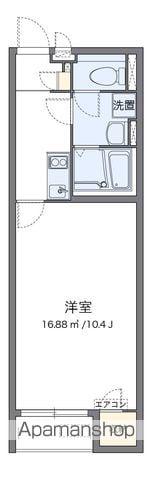 クレイノ拾五(1K/1階)の間取り写真