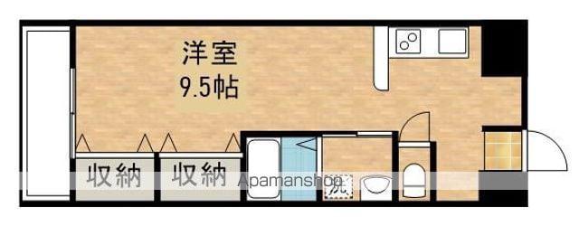 SKYPARKアロー(ワンルーム/6階)の間取り写真