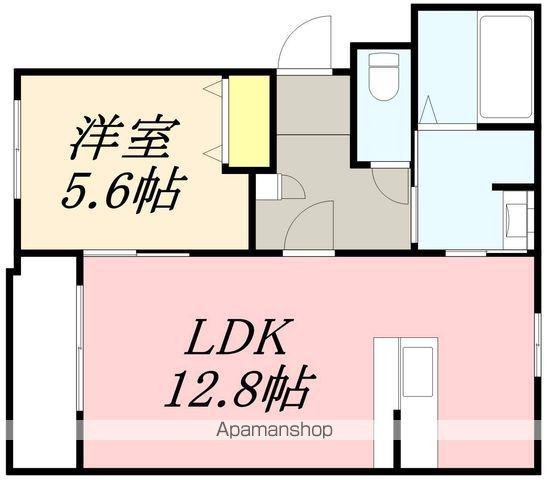 LUMIUSU(1LDK/1階)の間取り写真