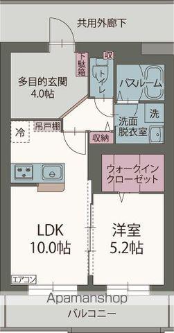 パスピエ(1LDK/1階)の間取り写真