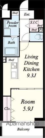 レガリア吉塚(1LDK/5階)の間取り写真