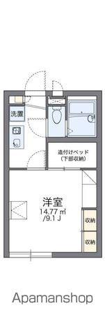レオパレスクリスタル笠舞Ⅰ(1K/2階)の間取り写真