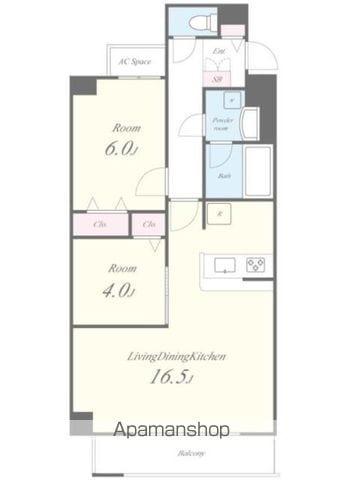 グランフォルム上鷺(2LDK/1階)の間取り写真