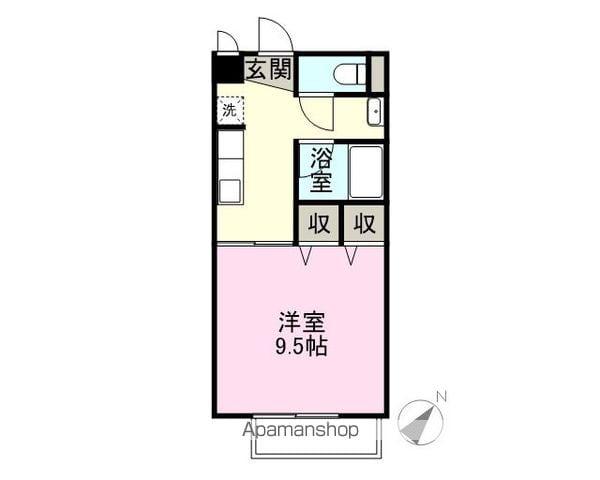 S.R.TAKA2(1K/1階)の間取り写真