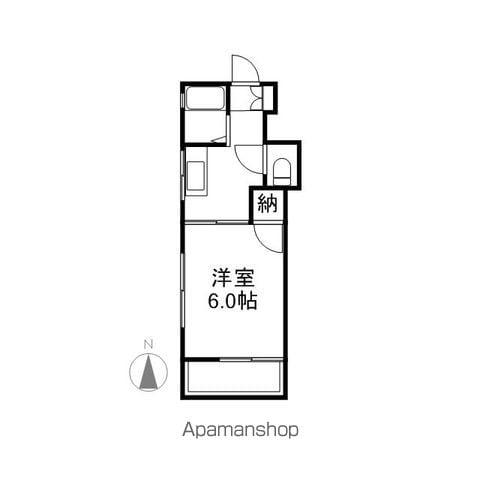 サンライズ塚本(1DK/2階)の間取り写真