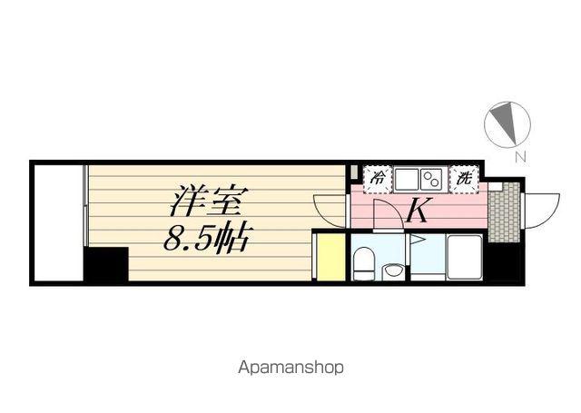 SKY MATSUDO(1K/5階)の間取り写真
