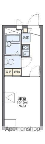 レオパレスカサブランカⅡ(1K/1階)の間取り写真