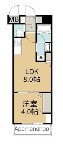 サンロージュ大分駅前(1LDK/10階)の間取り写真