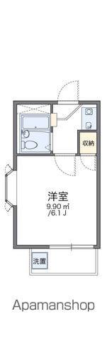 レオパレス一宮第4(1K/2階)の間取り写真