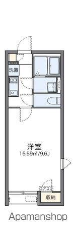 レオネクストウィステリア沖野上(1K/2階)の間取り写真