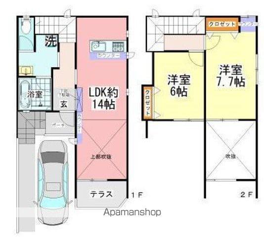 ＤＯＭＵＳ　ＦＯＲＥＳＴ(2LDK)の間取り写真