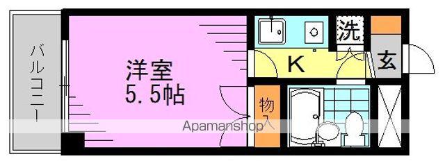 藤和シティコープ高円寺南(1K/7階)の間取り写真