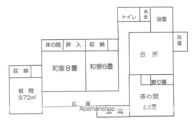 東北新幹線 一ノ関駅 バス乗車時間：2分 新大町バス停で下車 徒歩6分 1階建 築61年(4DK)の間取り写真