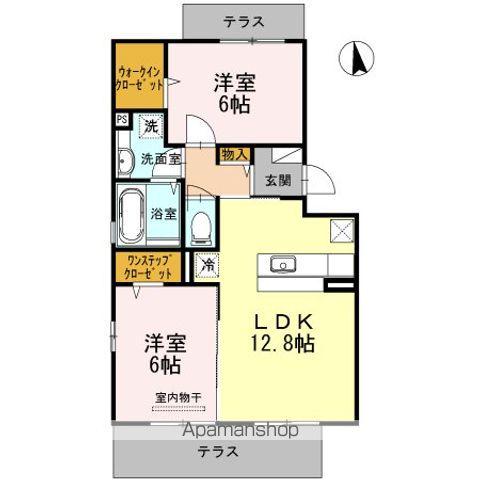 プリマベーラSW(2LDK/2階)の間取り写真