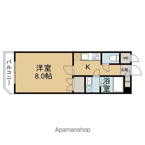 ウイング99(1K/3階)の間取り写真