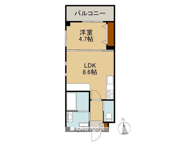 プランドール前田駅(1LDK/3階)の間取り写真