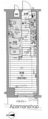 メインステージ田端参番館 2階階 間取り