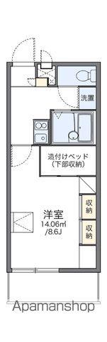 レオパレスディアコート(1K/2階)の間取り写真