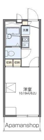 レオパレスグランパルクNS(1K/2階)の間取り写真