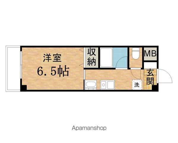 カサクレール(1K/2階)の間取り写真