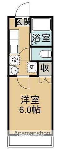 グレースK(1K/1階)の間取り写真