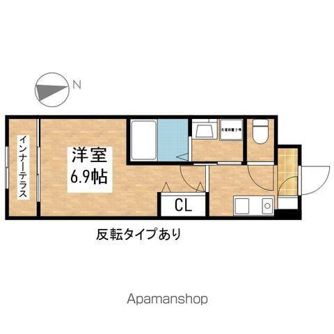 LIDIA(1K/3階)の間取り写真