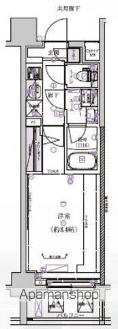 メインステージ菊川Ⅱ(1K/7階)の間取り写真