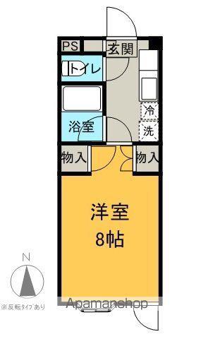 アメニティあずさ(1K/1階)の間取り写真