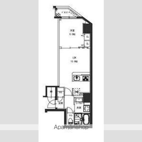 S-RESIDENCE駒込六義園(1LDK/11階)の間取り写真