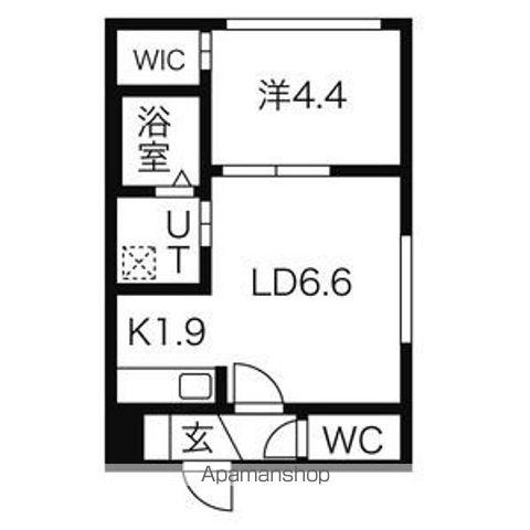 クレール(1LDK/3階)の間取り写真