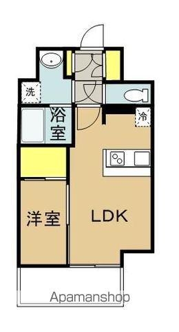 ネストピア天神東Ⅲ(1LDK/4階)の間取り写真