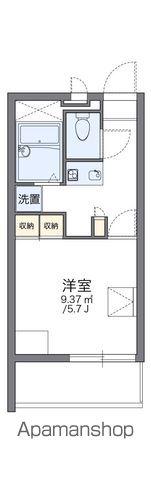 レオパレスクリア神野(1K/1階)の間取り写真