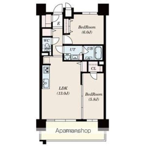 S-RESIDENCE本郷Ⅱ(2LDK/7階)の間取り写真