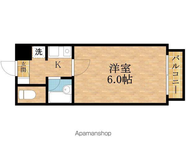 パライッソオーダ(1K/2階)の間取り写真
