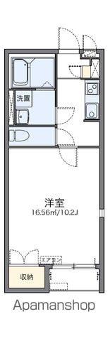レオネクストメルベーユ山根(1K/2階)の間取り写真