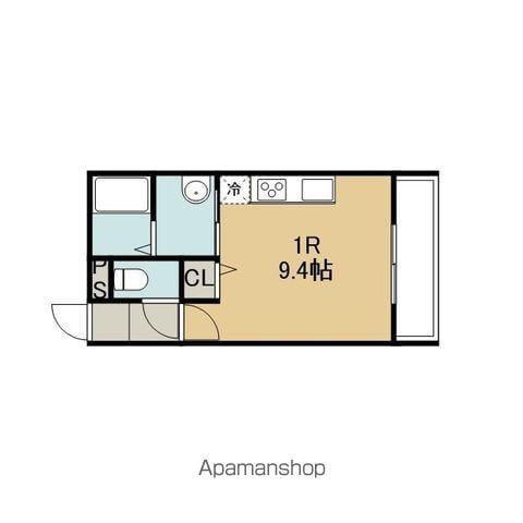 AUGUSTA CHITOSE(1DK/3階)の間取り写真