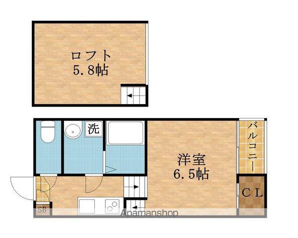 グランシエロ関目高殿(1K/2階)の間取り写真