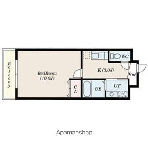 YOSHIX代官町(1K/5階)の間取り写真