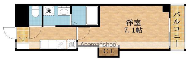 みおつくし守口(1K/3階)の間取り写真