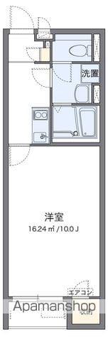 クレイノ海幸Ⅲ(1K/2階)の間取り写真