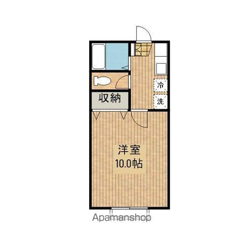 サザンハイツ(1K/1階)の間取り写真