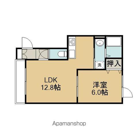 クリークビレッジⅤ(1LDK/3階)の間取り写真
